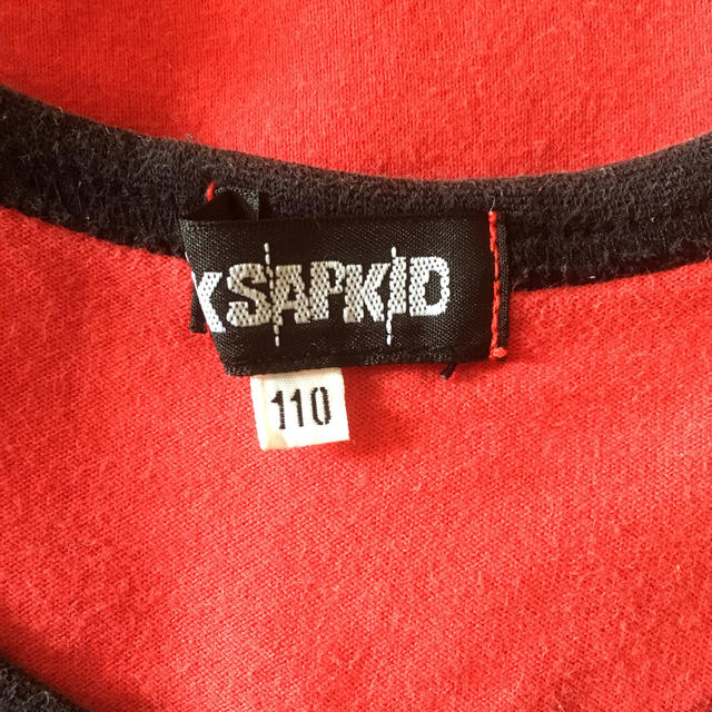 THE SHOP TK(ザショップティーケー)の＊TK SAP KID 赤ノースリーブ 110 キッズ/ベビー/マタニティのキッズ服男の子用(90cm~)(Tシャツ/カットソー)の商品写真