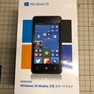 geanee windows phone WPJ40-10-BK(スマートフォン本体)