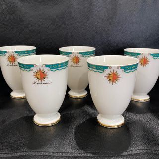 カンサイヤマモト(Kansai Yamamoto)の【Kansai fine china】フリーカップ 5個セット コップ 美品(グラス/カップ)