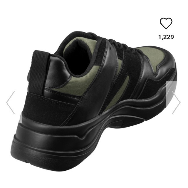 新品 GU ボリュームソールスニーカー 27cm メンズの靴/シューズ(スニーカー)の商品写真