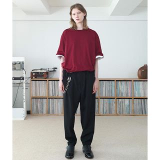 サンシー(SUNSEA)の20SS SUNSEA ピスT レッド(Tシャツ/カットソー(半袖/袖なし))