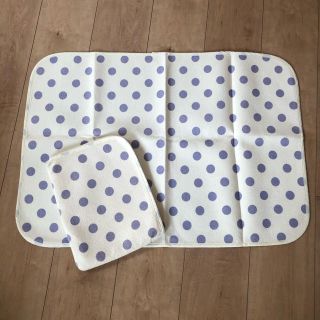 専用♡ベビー用おでかけ防水シーツ(ポーチ付き) パープル(おむつ替えマット)