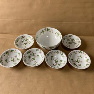 ウェッジウッド(WEDGWOOD)のウエッジウッド　ワイルドストロベリー　サラダボールセット(食器)