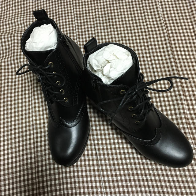 MAJESTIC LEGON(マジェスティックレゴン)のマジェ♡新品未使用♡ウィングチップブーツ レディースの靴/シューズ(ブーツ)の商品写真