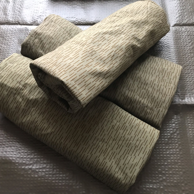 軍幕(レインドロップカモ)×4枚 デッドストック 3