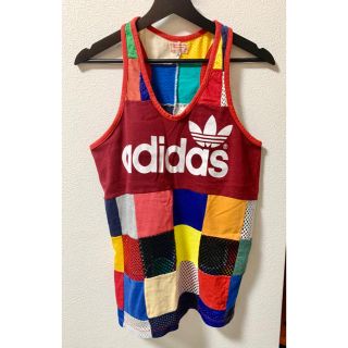 アディダス(adidas)の★古着　アディダス　カラフル　タンクトップ　adidas(タンクトップ)