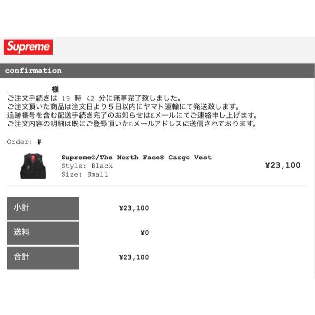 Supreme(シュプリーム)のSupreme The North Face Cargo Vest Small メンズのトップス(ベスト)の商品写真