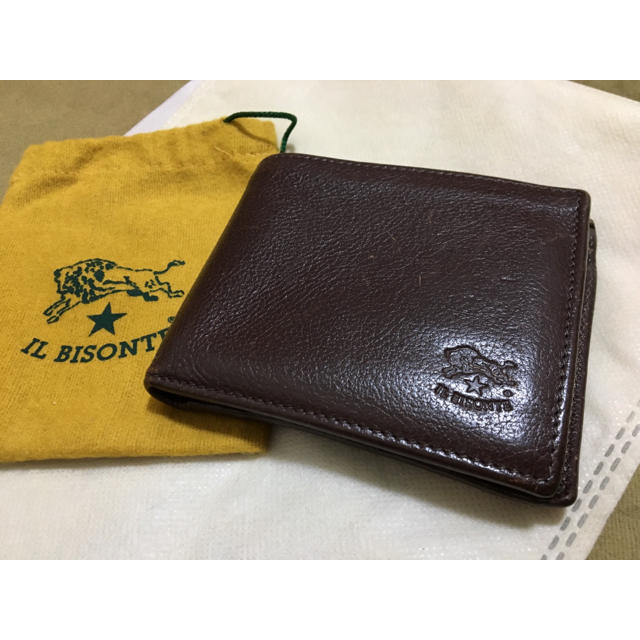 IL BISONTE - イルビゾンテ 正規品 イタリアンレザー 二つ折り IL BISONTE - イルビゾンテ 正規品 イタリアンレザー 二つ折り