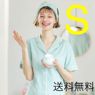 ジーユー(GU)のGU SABON ミントグリーン パイルパジャマ S(パジャマ)