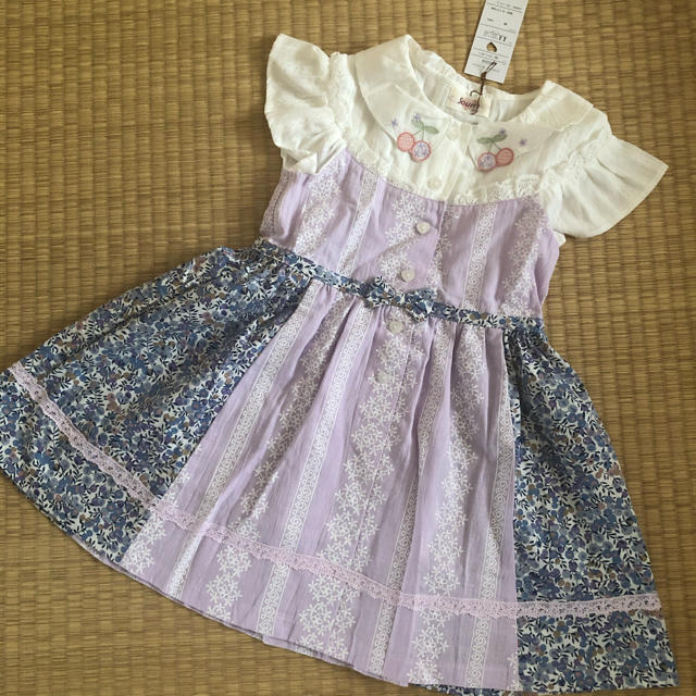 キッズ服女の子用(90cm~)発送前SALE○スーリー＊110＊ワンピース