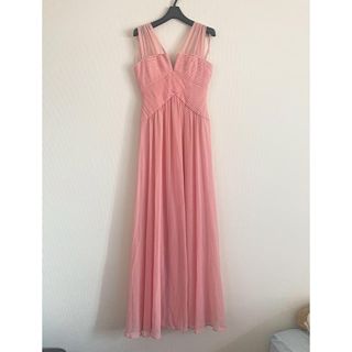 ビーシービージーマックスアズリア(BCBGMAXAZRIA)のワンピース パーティードレス　ロング　11号　BCBG ピーシー　大きめ(ロングドレス)