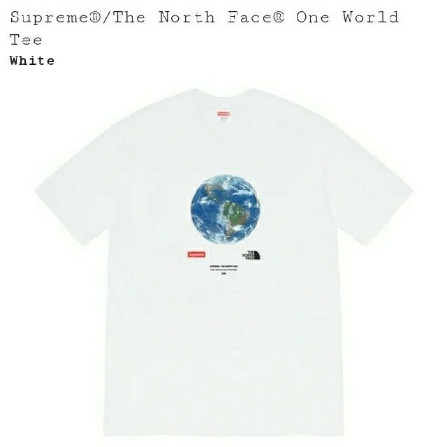 Tシャツ/カットソー(半袖/袖なし)Supreme The North Face  One World Tee