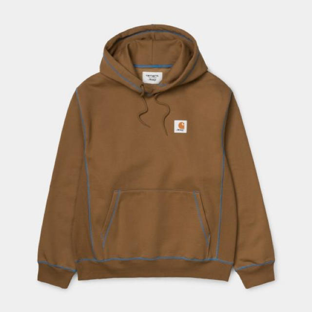 AWAKE(アウェイク)のAWAKE NY CARHARTT WIP HOODIE BROWN XL メンズのトップス(パーカー)の商品写真