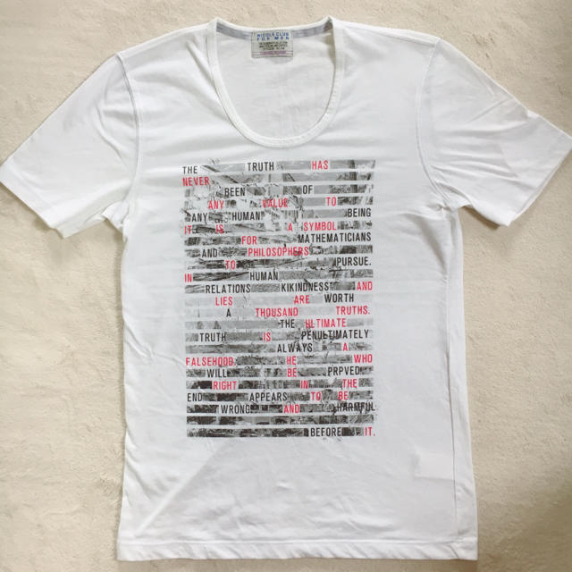 NICOLE CLUB FOR MEN(ニコルクラブフォーメン)のプリントTシャツ メンズのトップス(Tシャツ/カットソー(半袖/袖なし))の商品写真