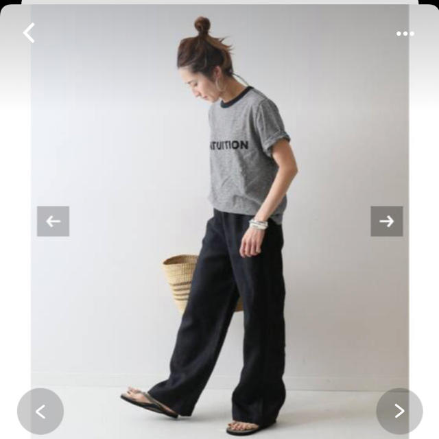 FRAMeWORK(フレームワーク)の【Framework】新品未使用　ロゴＴ　ブラックA レディースのトップス(Tシャツ(半袖/袖なし))の商品写真