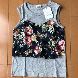 ブランシェス(Branshes)の新品未使用　ノースリーブ130(Tシャツ/カットソー)