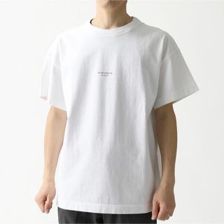 アクネ(ACNE)のAcne studios jaxonリバースロゴTシャツ オプティックホワイト(Tシャツ/カットソー(半袖/袖なし))