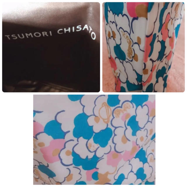 TSUMORI CHISATO(ツモリチサト)の未使用 非売品ツモリチサト ゴールド 花柄 リバーシブルトートバッグ レディースのバッグ(トートバッグ)の商品写真