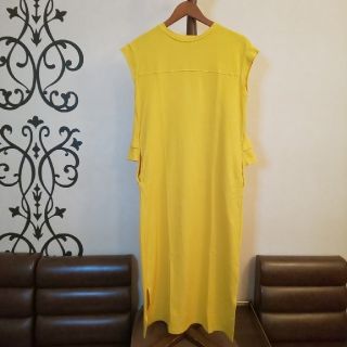  ロングワンピース  バックフリル  SALE(ロングワンピース/マキシワンピース)