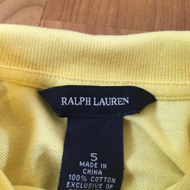 Ralph Lauren(ラルフローレン)のラルフ　ポロワンピース　サイズ5 キッズ/ベビー/マタニティのキッズ服女の子用(90cm~)(ワンピース)の商品写真