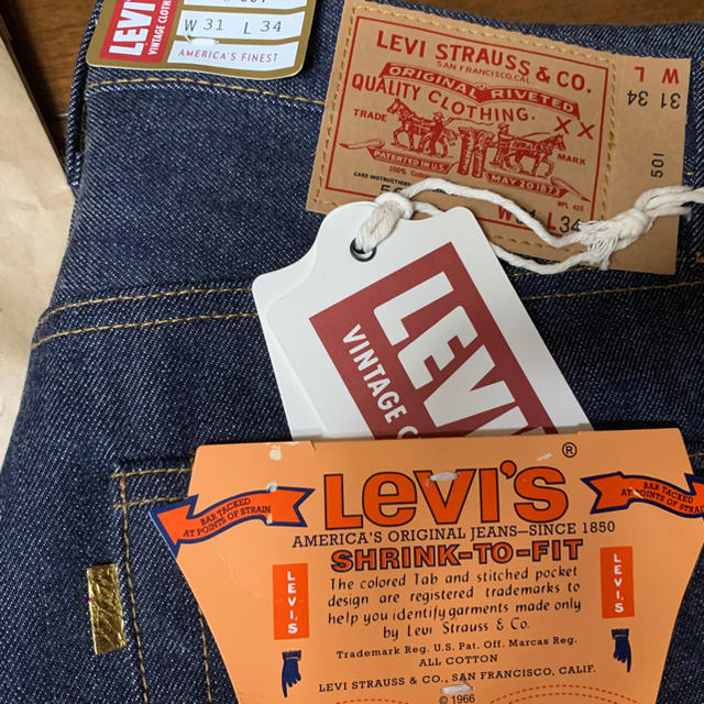 受注生産品】 Levi's TICKET GOLDEN リーバイス 501 1971モデル Levi's