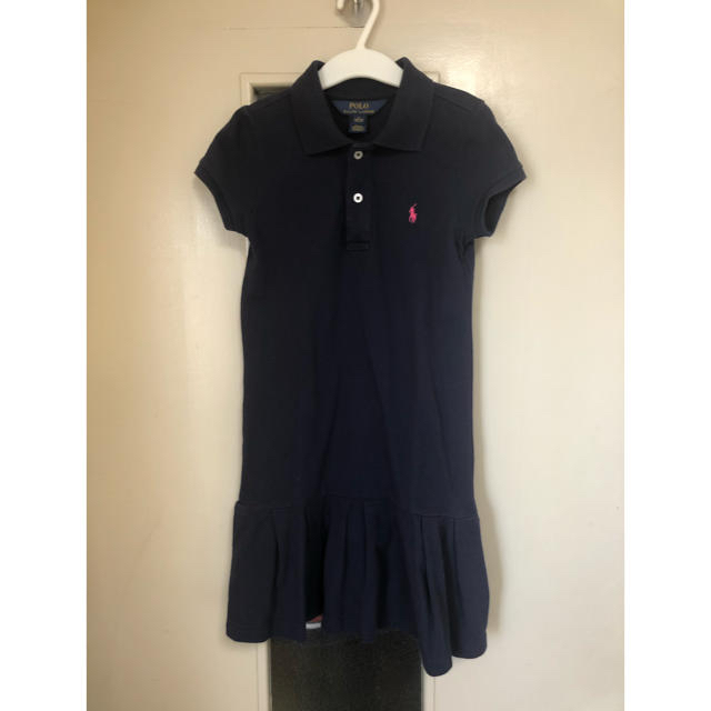 Ralph Lauren(ラルフローレン)の専用🏇ラルフローレン　ポロワンピ　紺　120 キッズ/ベビー/マタニティのキッズ服女の子用(90cm~)(ワンピース)の商品写真