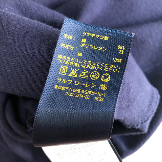 Ralph Lauren(ラルフローレン)の専用🏇ラルフローレン　ポロワンピ　紺　120 キッズ/ベビー/マタニティのキッズ服女の子用(90cm~)(ワンピース)の商品写真