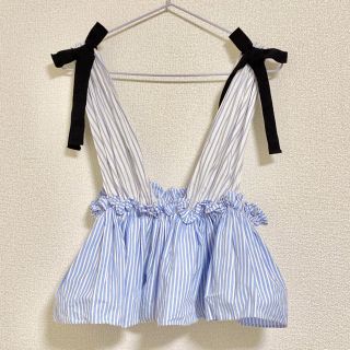 ザラ(ZARA)のZARA ビスチェ(カットソー(半袖/袖なし))