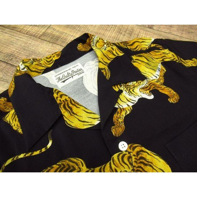 WACKO MARIA(ワコマリア)の激レア希少 新品 ワコマリア 14SS オリジナル タイガー アロハシャツ L黒 メンズのトップス(シャツ)の商品写真