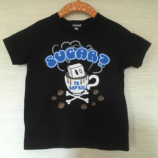 ザショップティーケー(THE SHOP TK)のTK SAP KID 黒色半袖Tシャツ 110(Tシャツ/カットソー)