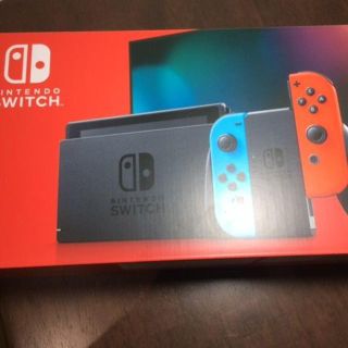 ニンテンドウ(任天堂)の【新品未使用・即日発送】Nintendo Switch 本体ネオンブルー/レッド(家庭用ゲーム機本体)