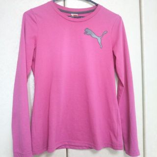 プーマ(PUMA)のプーマPUMA　レディーストップス長袖シャツ　ピンク(ウェア)