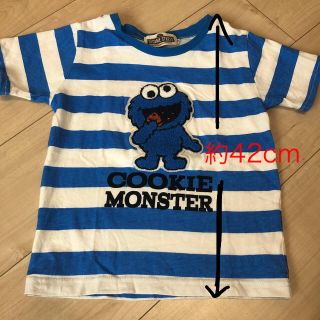 セサミストリート(SESAME STREET)の最終値下げ・クッキーモンスターＴシャツ120cm(Tシャツ/カットソー)