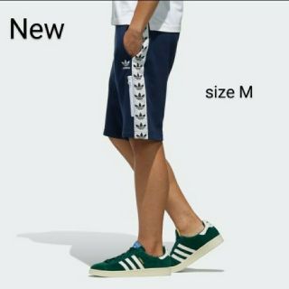 アディダス(adidas)の新品 M adidas orignals ハーフパンツ トレフォイル紺(ショートパンツ)