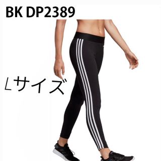 アディダス(adidas)のアディダス 3ストライプ レギンス DP2389 ブラック Lサイズ(レギンス/スパッツ)