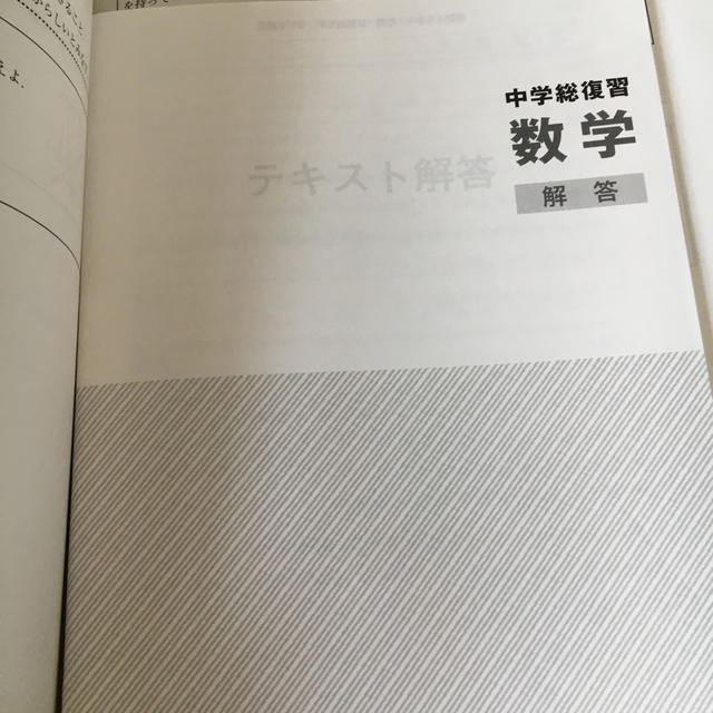 中学総復習 数学テキスト スタディサプリ 自宅学習問題集テスト対策 受験 の通販 By ぷー S Shop ラクマ