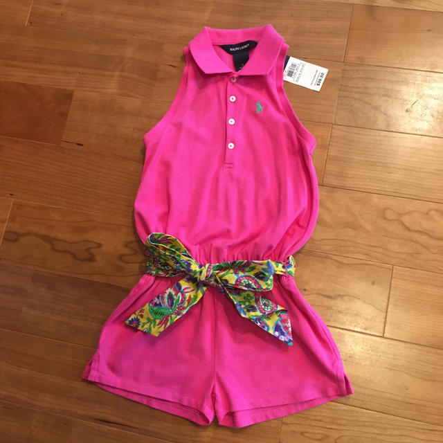 Ralph Lauren(ラルフローレン)のラルフ　ポロオールインワン　サイズ5 キッズ/ベビー/マタニティのキッズ服女の子用(90cm~)(ワンピース)の商品写真