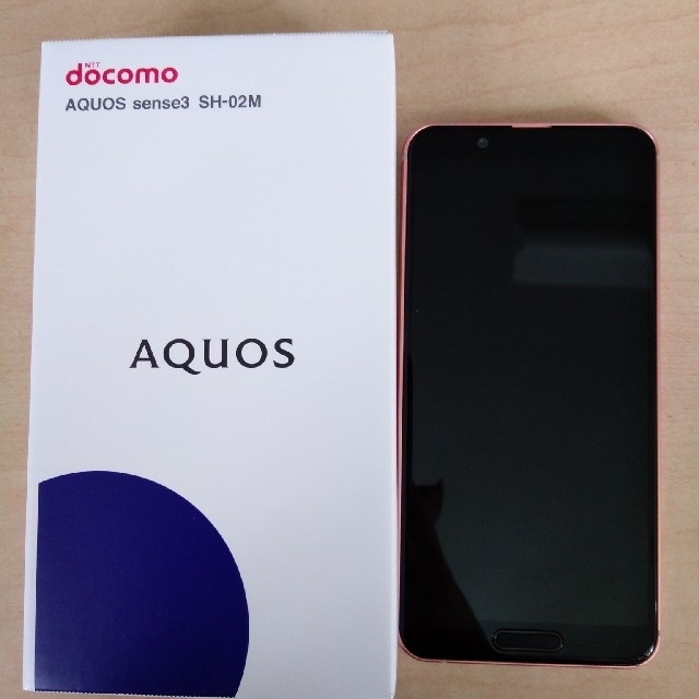 docomo AQUOS sense3 SHｰ02Ｍ　[品]　オマケ付きスマートフォン/携帯電話