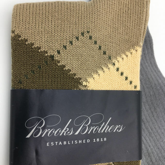 Brooks Brothers(ブルックスブラザース)のブルックスブラザーズ靴下一足、＋サービス一足 メンズのレッグウェア(ソックス)の商品写真