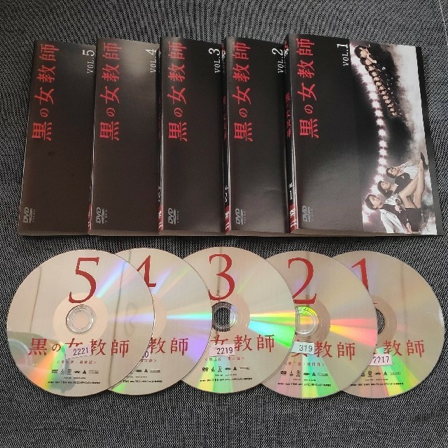 黒の女教師　全５巻セット エンタメ/ホビーのDVD/ブルーレイ(TVドラマ)の商品写真