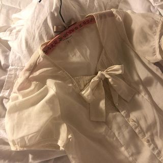 ロキエ(Lochie)のretro chiffon blouse(シャツ/ブラウス(半袖/袖なし))