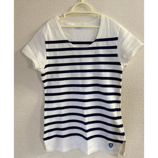 オーシバル(ORCIVAL)のORCIVAL 白×紺ボーダーTシャツ(Tシャツ(半袖/袖なし))
