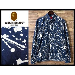 アベイシングエイプ(A BATHING APE)の※KEN様専用 アベイシングエイプ ドリップ ペイント柄 シャツ(シャツ)