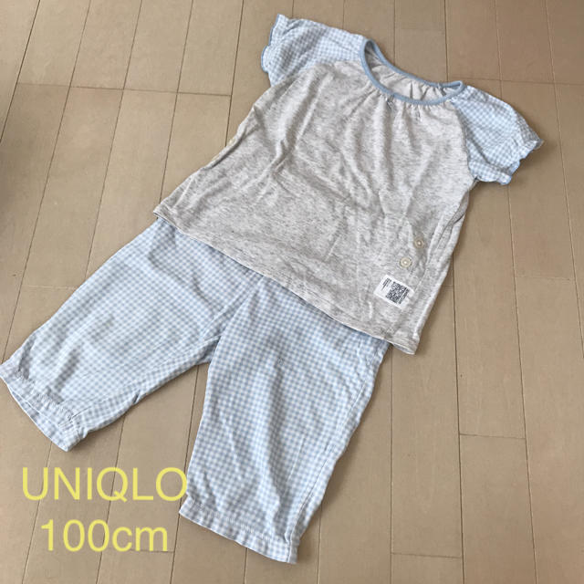 UNIQLO(ユニクロ)のUNIQLO 女の子用パジャマ  100cm キッズ/ベビー/マタニティのキッズ服女の子用(90cm~)(パジャマ)の商品写真