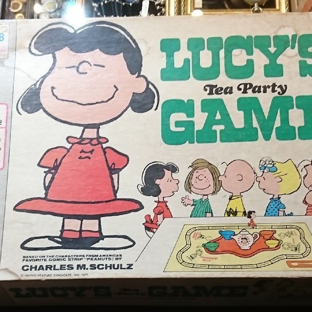 70s lucy tea party game ルーシー ゲーム ヴィンテージ