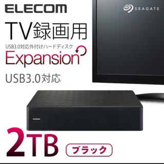 エレコム(ELECOM)のELECOM 外付けHDD 2TB(テレビ)