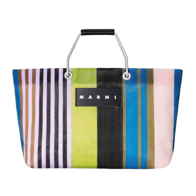 完売 MARNI カフェトート グリーン-