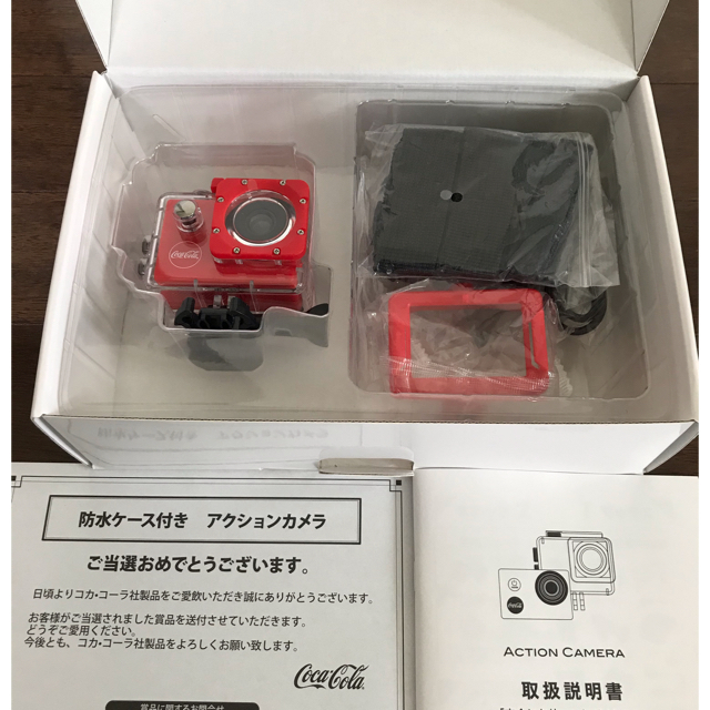 アクションカメラ　コカコーラ スマホ/家電/カメラのカメラ(コンパクトデジタルカメラ)の商品写真