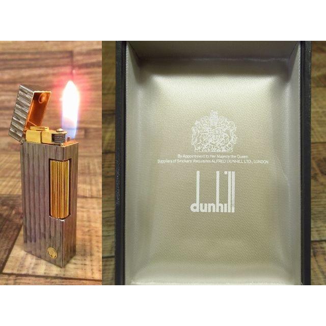 Dunhill(ダンヒル)の極美品 着火良好 定価5.9万 ダンヒル 竹模様 dロゴ ローラー ガスライター メンズのファッション小物(タバコグッズ)の商品写真