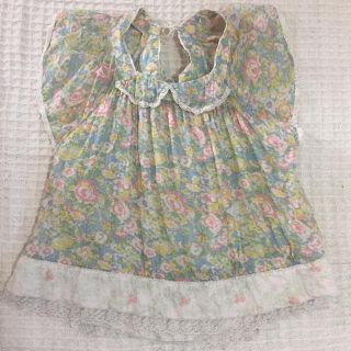 フランシュリッペ(franche lippee)のフランシュリッペ シェリーラファム お花とレースのブラウス(シャツ/ブラウス(半袖/袖なし))